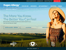 Tablet Screenshot of kagenallergy.com